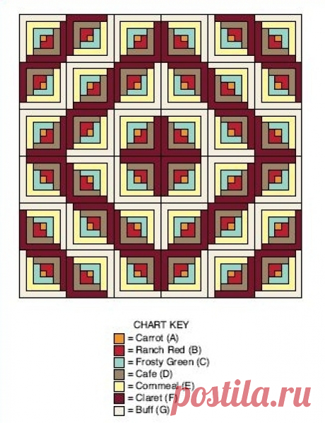 Log Cabin Afghan