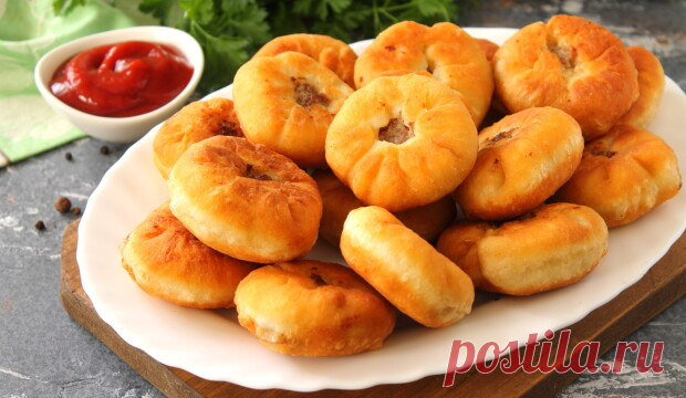 Сочные беляши на кефире за 1 час Хрустящее тесто с упоительным мясным соком
