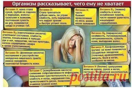 цитата tanya-vamp0810 : Организм рассказывает чего ему не хватает. (12:01 24-09-2014) [3511355/337880396] - lapo4kinazina@mail.ru - Почта Mail.Ru