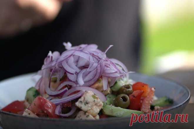 Греческий салат - 5 вкусных классических рецептов (пошагово)