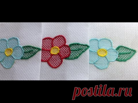 VÍDEO 88 FLORES BORDADAS NO  VAGONITE #FLORES#VAGONITE