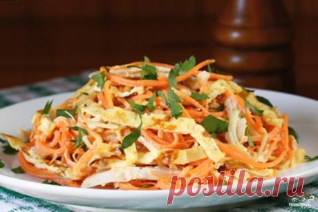 Салат с курицей и морковью - пошаговый кулинарный рецепт с фото на Повар.ру