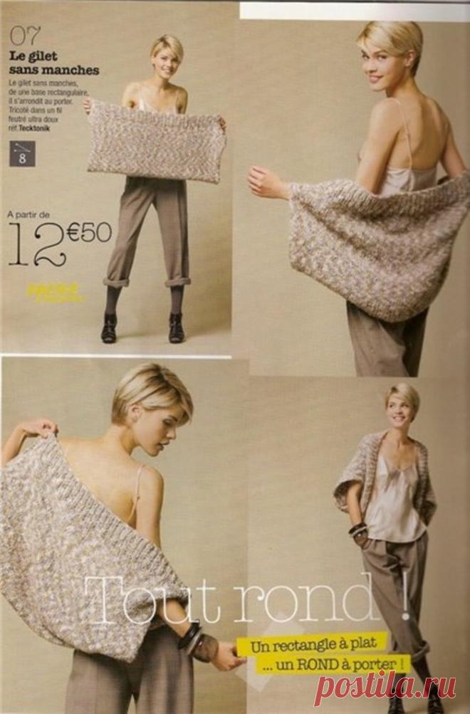 简单好织又好看的披肩…_来自开心如e的图片分享-堆糖