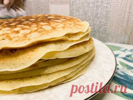 Рецепт «бисквитных» блинов на дрожжах – поменял представление родных о блинах | Кухня Технолога... Рецепт пышных бисквитных блинов, которые так хорошо впитывают пропитки: сгущёнку, варенье и др.