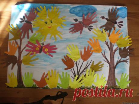 Картинки работ детей на тему осень | Открытки онлайн