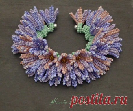 Флорибунда браслет на Керри Слэйд | Бисер | Beads