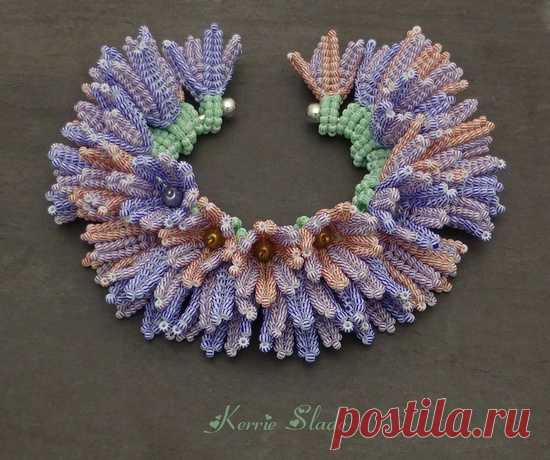 Флорибунда браслет на Керри Слэйд | Бисер | Beads