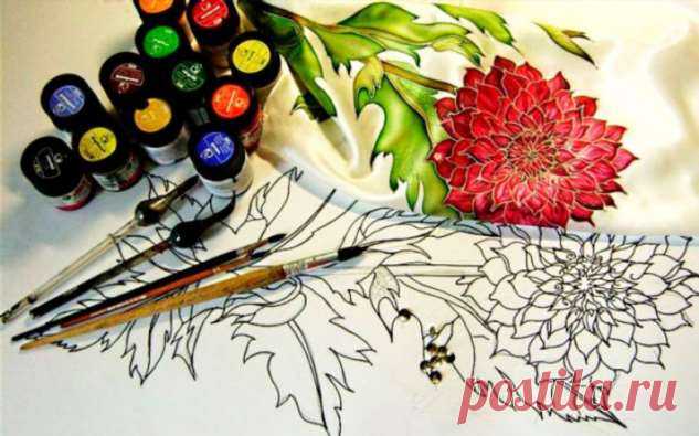 Женственность и пленительность изделий в технике холодного батика . Милая Я