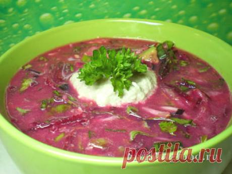 Самый вкусный сыроедческий борщ!