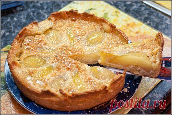 Как приготовить грушевый торт с миндальным кремом (французский грушевый торт) - рецепт, ингридиенты и фотографии