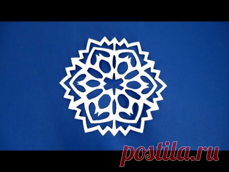 Красивые снежинки из бумаги Как сделать снежинку из бумаги