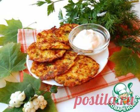 Пикантные тыквенные оладьи с сыром - кулинарный рецепт