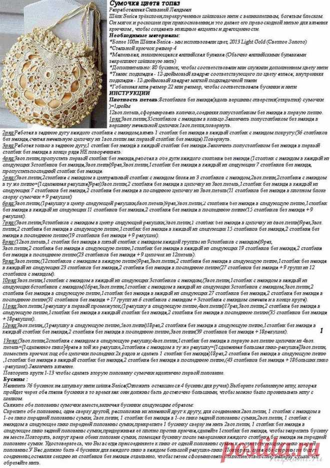 Вязаные крючком сумки » Сайт "Ручками" - делаем вещи своими руками