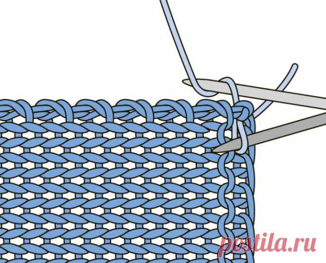 Вяжем спицами двойную планку на молнии