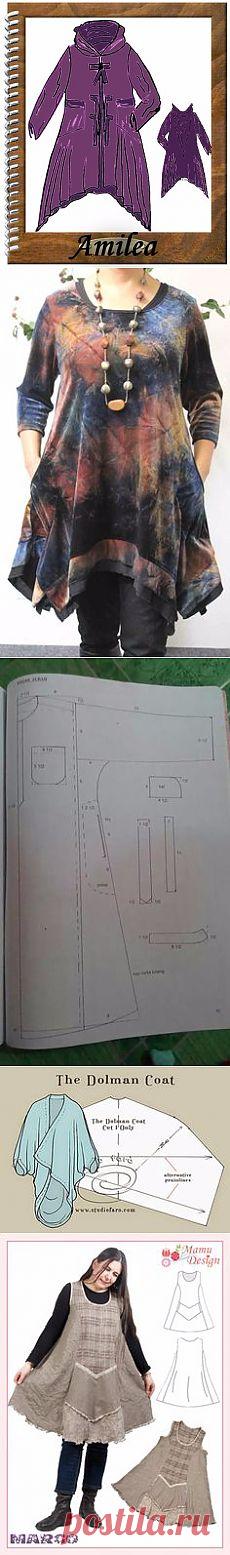 Одежда в стиле бохо с выкройками.