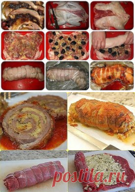 ТОП-6  ВКУСНЮЧИХ  МЯСНЫХ РУЛЕТОВ НА НОВОГОДНИЙ СТОЛ