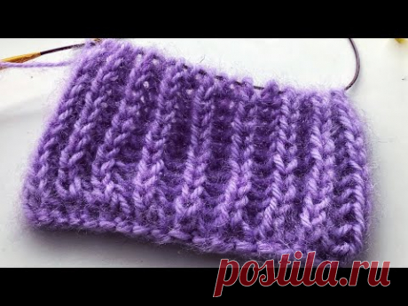 🧶СЕКРЕТЫ английской резинки 🔥 Как вязать английскую резинку спицами легко и просто - YouTube
