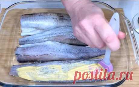 Смазываю минтай горчицей и запекаю в духовке. Простой рецепт вкусной и сочной рыбы - Вкусные рецепты - медиаплатформа МирТесен