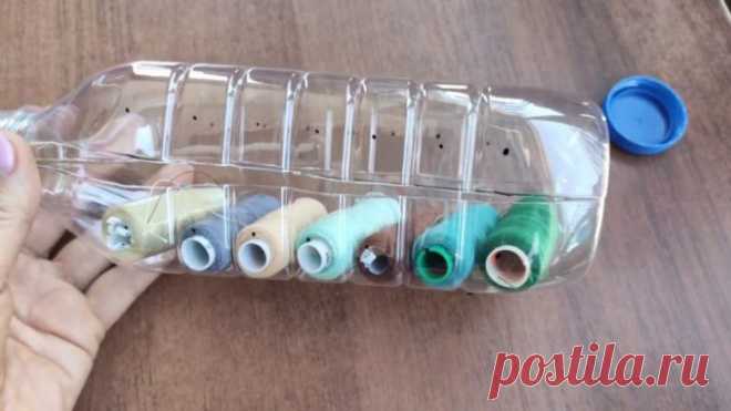 Гениальный способ хранения ниток / Домоседы