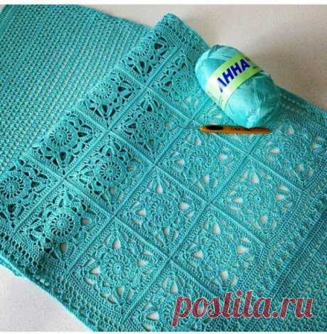 ​Очень красивый мотив крючком