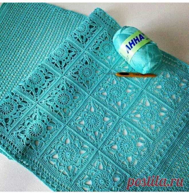 ​Очень красивый мотив крючком