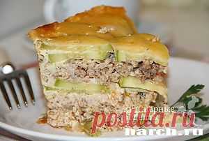 Запеканка с мясным фаршем и кабачками | Харч.ру - рецепты для любителей вкусно поесть