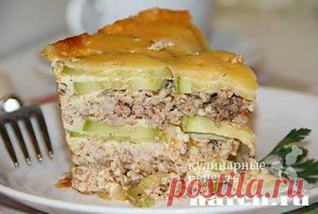 Запеканка с мясным фаршем и кабачками | Харч.ру - рецепты для любителей вкусно поесть