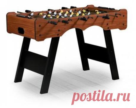 Настольный футбол (кикер) «Stuttgart» (122x61x81см, коричневый)