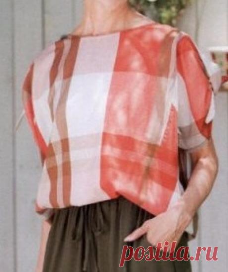 Интересная модель блузы ("Lady boutique" 2017)