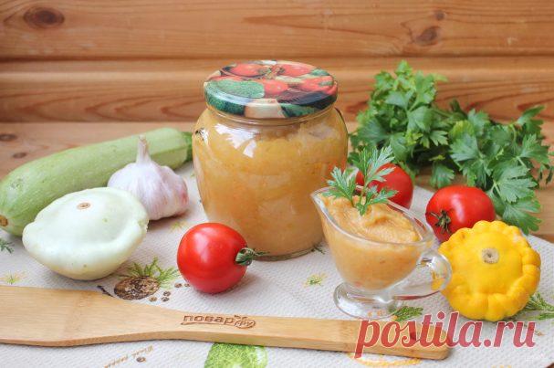 Икра из патиссонов и кабачков на зиму - пошаговый рецепт с фото на Повар.ру