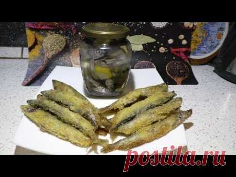 Мойва в кукурузной муке в духовке.Мойва в пряном маринаде.