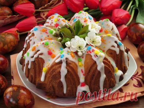 Пасхальный кулич быстрый (бездрожжевой)