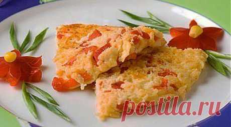 Завтрак по-болгарски: яичница миш-маш.