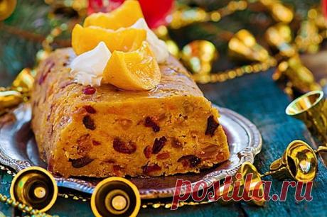 Облегченная версия рождественского фруктового пудинга.