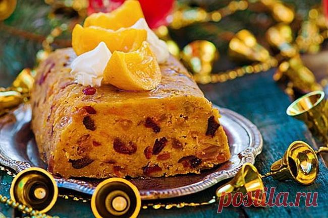 Облегченная версия рождественского фруктового пудинга.