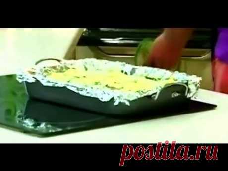 Курица с грибами в духовке и микроволновке