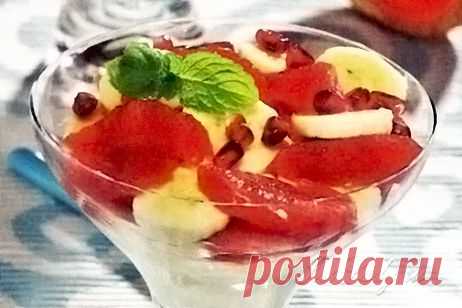 Слоеный десерт из грейпфрута | Советы для женщин
