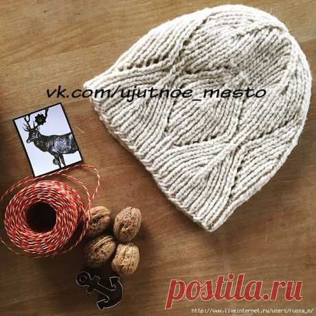 ШАПКА СПИЦАМИ &quot;CHUNKY WALNUT&quot; BY KATRIN SCHUBERT