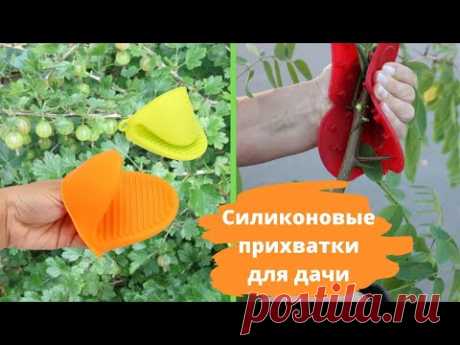 5 полезных способов применения силиконовых прихваток на даче