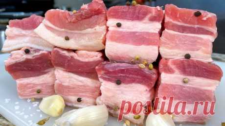 Как вкусно приготовить сало. Рецепт сала в гостях у Вани. | Рецепты в гостях у Вани | Дзен