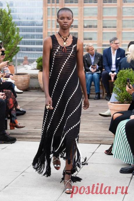 Oscar de La Renta платье (русское описание + схемы)