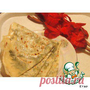 Кутабы с зеленью - кулинарный рецепт