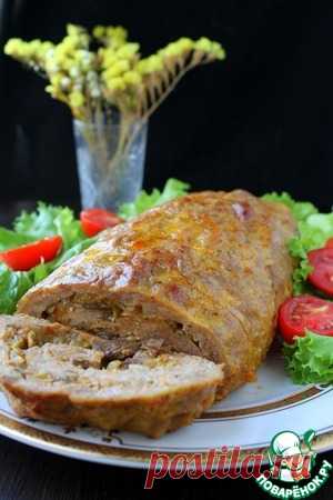 Рулет из мясного фарша с капустой - кулинарный рецепт