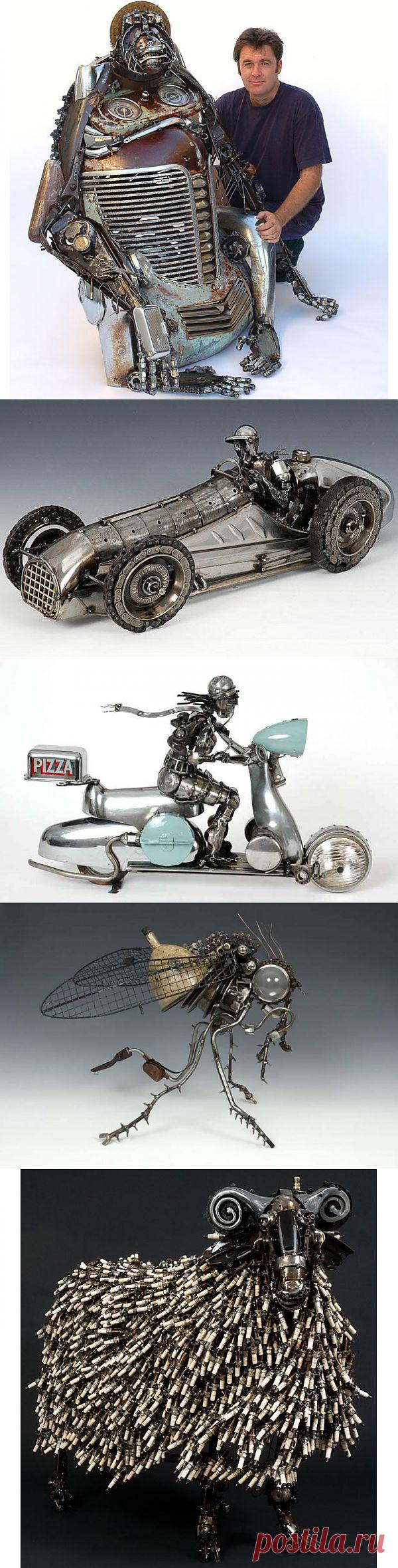 Во что может превратиться металлолом в руках не обычного сварщика с фантазией | МАСТЕРА