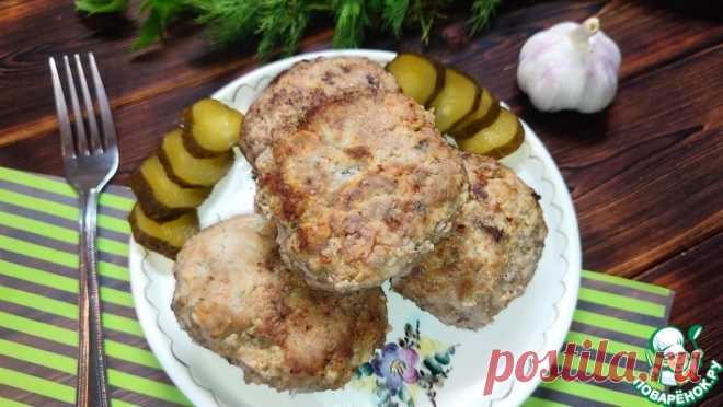 Котлеты мясные с тыквой Кулинарный рецепт