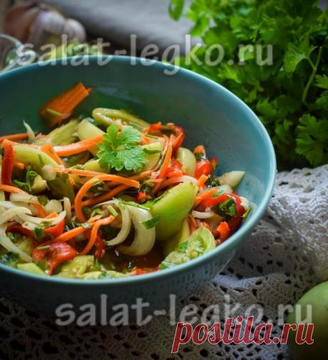 Зеленые помидоры по-корейски, самый вкусный рецепт