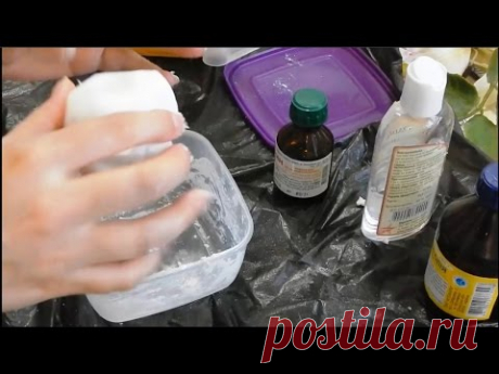 Холодный фарфор без варки из доступных ингредиентов Cold porcelain without cooking from the availab