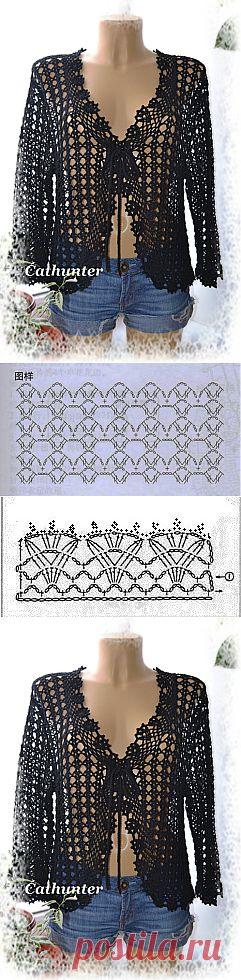 Ажурный жакетик.