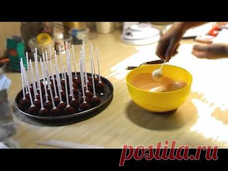 Как сделать Кейк попсы(cake pop, make cake pops, cake pops tutorial) своими руками - Я - ТОРТодел!