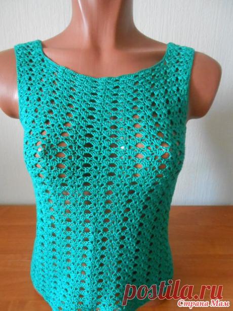 Топ "Изумруд" (или готовлюсь к лету...) - Вязание - Страна Мам